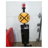 VIEW 3 RR CROSSING SIGN POLE