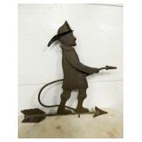 COPPER FIREMANS WEATHERVANE