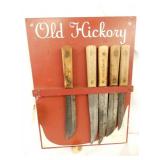 OLD HICKORY KNIFE DISPLAY W/ PRODUCT