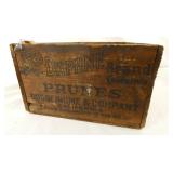 WOODEN PRUNES ADV. BOX