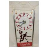 UNUSUAL COCA COLA BOWLING ALLEY CLOCK