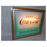 VIEW 3 LIGHTED COCA COLA SIGN