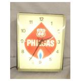 14X18 PHILLIPS 66 CLOCK