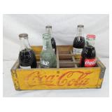MINI COCA-COLA CRATE W/BOTTLES