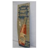 VIEW 3 RIGHT SIDE FRUIT BOWL SIGN