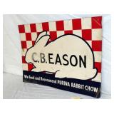 VIEW 3 RIGHT SIDE PURINA CHOW SIGN