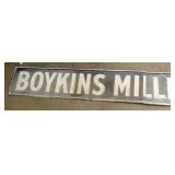 VIEW 2 CLOSE UP 140X17 SELF FRAMED SIGN