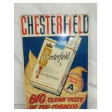 EMB. CHESTERFIELD CIGARETTE SIGN