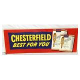 35X12 EMB. CHESTERFIELD SIGN