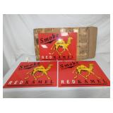 GROUP OF RED KAMEL CIGARETTE SIGNS