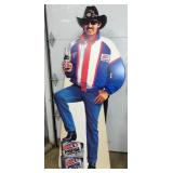 4 RICHARD PETTY PEPSI CARDBOARD CUTOUTS