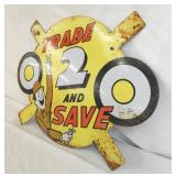 VIEW 2 CLOSE UP INSERT SIGN 20X21