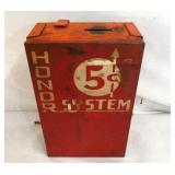 LANCE OR TOMS 5 CENT HONOR BOX