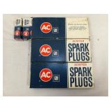 NOS AC SPARK PLUG BOXES W/PRODUCT