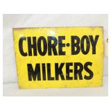 14X10 CHORE-BOY MILKERS SIGN