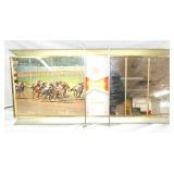 BUDEWEISER MIRRORED LIGHT UP SIGN