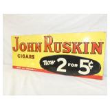 VIEW 3 2 FOR 5 CENT CIGAR SIGN
