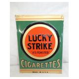 EMB. LUCKY STRIKE CIGARETTES SIGN