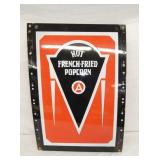 PORC. HOT FRENCH-FRIED POPCORN SIGN