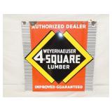 PORC. WEYERHAEUSER LUMBER SIGN