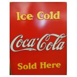 VIEW 3 COKE SIDEWALK SIGN