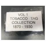 1870-1930 COLLECTION TOBACCO TAGS
