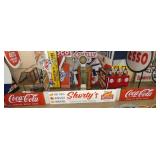 PORC. 3PC. COCA COLA STATION SIGN