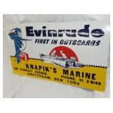 VIEW 5 EMB. EVINRUDE SIGN 25X15