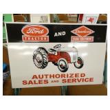 FORD SALE AND SERVICE DEALER SIGN