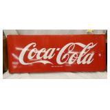 43X16 PORC. COCA-COLA SLED SIGN