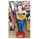 COKE CONTEMPORARY SCHOOL CROSSING SIGN