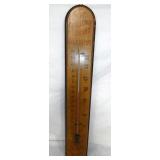 WOODEN SALERATUS THERMOMETER