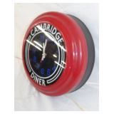 VIEW 3 SIDE VIEW DINER CLOCK