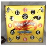 21IN PAM HOT WHEELS DEALER CLOCK