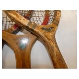 VIEW 3 EARLY TENNIS RACKETS