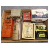 COUNTRY STORE ITEMS, CANS, ETC