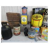 ADVERTISING CANS, BARRELS, ETC