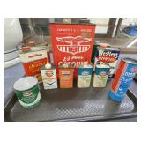 ADVERTISING OIL CANS