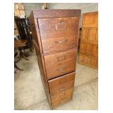 OAK FILES CABINETS