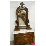 VICTORIAN WALNUT DRESSER