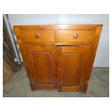 EARLY JELLY CUPBOARD W/ DRAWERS