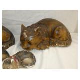 VIEW 3 EARLY CHALK WARE CATS