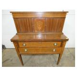 VINTAGE WRITING DESK W/ INLAY