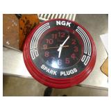 NGK SPARK PLUG CLOCK