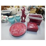 VARIOUS REDWING CHINA