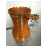 VIEW 2 CLOSEUP POTTERY BIRDHOUSE