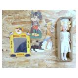EARLY DOLLS, MICKEY MOUSE OTHERS