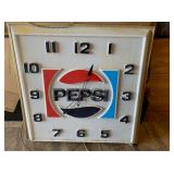 PEPSI COLA ADV. CLOCK