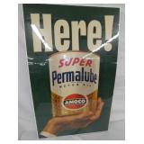 OLD STOCK AMOCO WINDOW SIGN