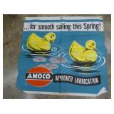AMOCO APPRIVED LUBRICATION DEALER BANNER